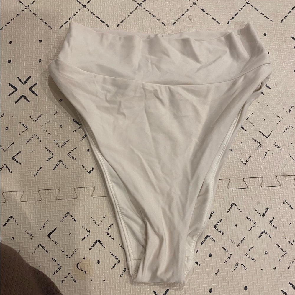 Aerie white bikini bottoms